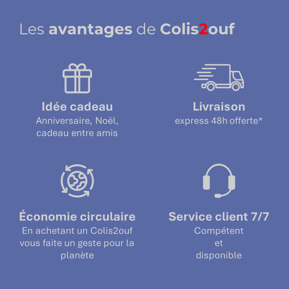 les avantages de colis perdu et colis surprise